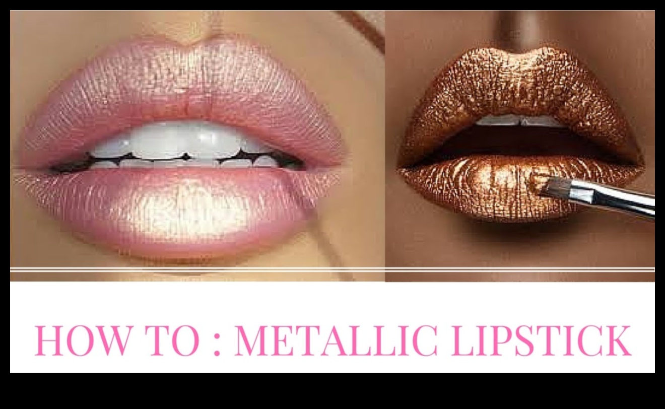 Minuni metalice: încorporarea rujurilor metalice în aspectul tău