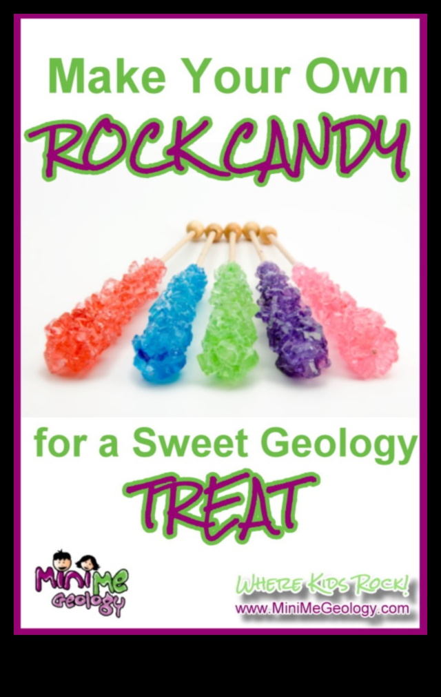 Candy Rock A Sweet -Tract pentru copii de toate vârstele 4 Candy Rock Rock pentru copii: crearea de creații comestibile dulci