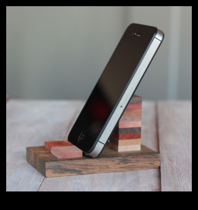 Standuri pentru smartphone -uri din lemn de bricolaj: artizanat accesorii elegante tehnologice