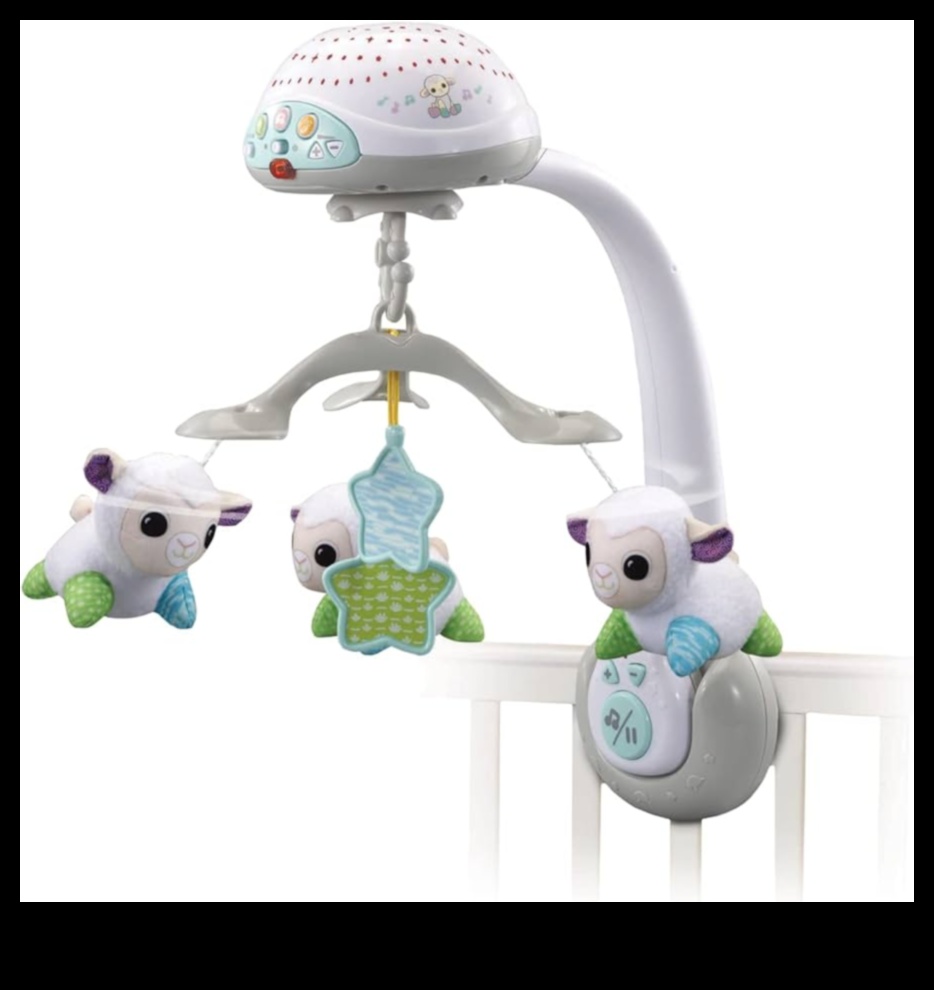 Lullaby Luxe: Mobile muzicale premium pentru sănătatea auditivă a bebelușului