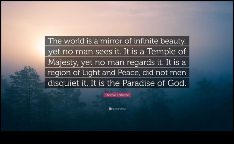 Frumusețe infinită lumea este a ta