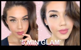 Glam on the Go 5 minute machiaj caută un superb în mod natural