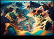 Peisajele pământești o perspectivă colorată