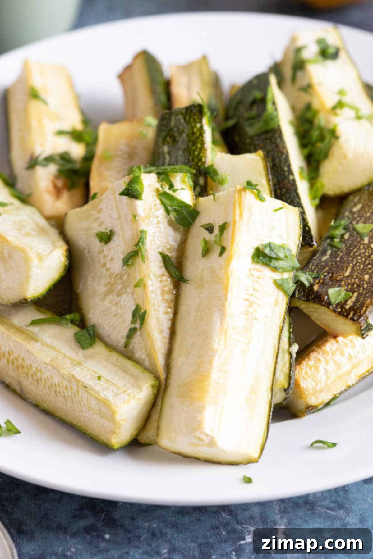 Κολοκυθάκια Φούρνου με Λεμόνι και Σκόρδο 5 Roasted courgettes.