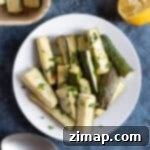 Κολοκυθάκια Φούρνου με Λεμόνι και Σκόρδο 6 Oven roasted courgettes.