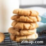 Γρήγορα Μπισκότα Πιπερόριζας 9 Μια στοίβα από μπισκότα τζίντζερ.