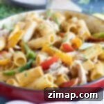 Ράστα Μακαρόνια με Κοτόπουλο 8 Rasta pasta with peppers.