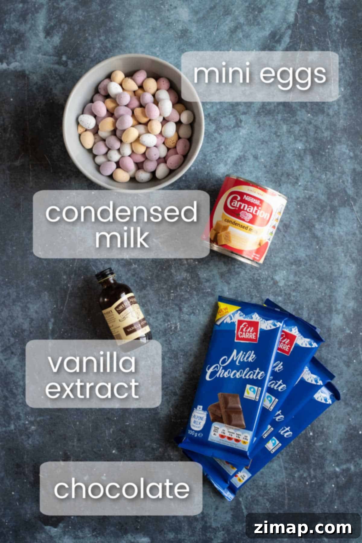 Εύκολο Πασχαλινό Φατζ με Μίνι Αυγά Cadbury 3 Συστατικά για fudge με Mini Eggs.