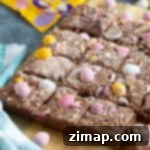 Εύκολο Πασχαλινό Φατζ με Μίνι Αυγά Cadbury 8 Fudge με Mini Eggs.