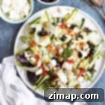 Εύκολη Σαλάτα με Κολοκύθι και Φέτα 6 Σαλάτα με κολοκυθάκια και φέτα.