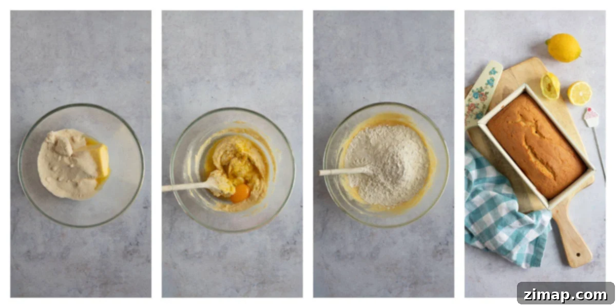 Εύκολη Συνταγή για Κέικ Μαδέιρα 5 How to make madeira cake - photo instruction collage.
