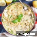 Κρεμώδη Λεμονάτα Ζυμαρικά Κοτόπουλου 8 Μακαρονάδα κοτόπουλο λεμονάτο με βασιλικό.
