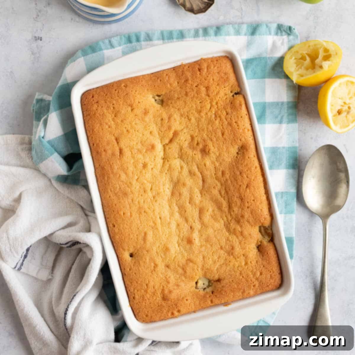 Εύκολη Πουτίγκα της Εύας 11 Ψημένο Eve's pudding.