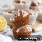 Εύκολα Μάφινς Τζίντζερμπρεντ 9 Δύο μάφιν τζίντζερμπρεντ στοιβαγμένα.