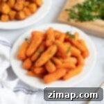 Μελωμένα Ψητά Μωροκαρότα σε Φριτέζα Αέρος 8 Air fryer baby carrots.