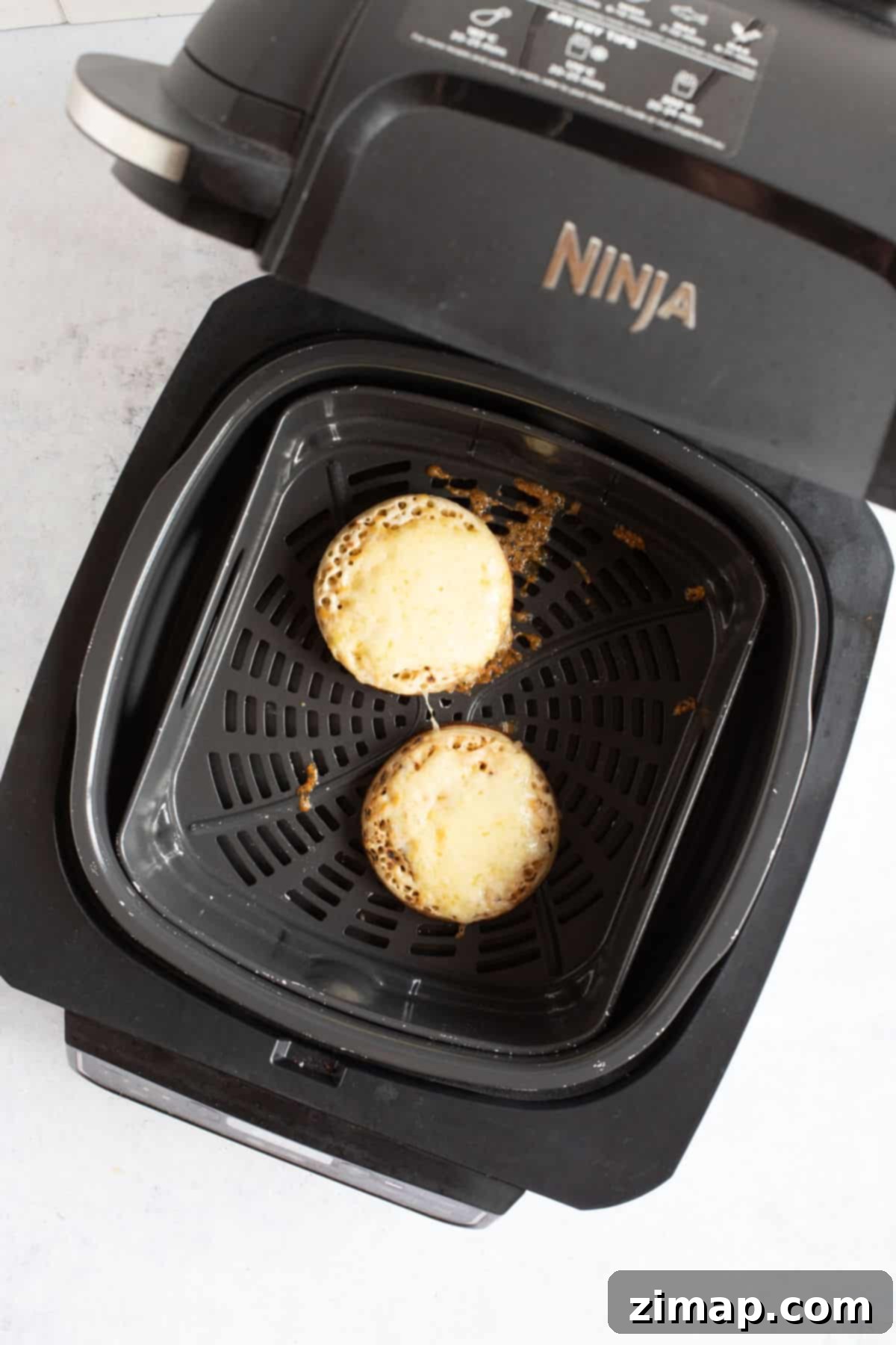 Τυροτηγανίτες από Φριτέζα Αέρος 5 Crumpets σε φριτέζα αέρος.