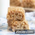 Πανεύκολες Μπάρες Βρώμης 8 Flapjacks σε ένα πιάτο.