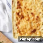 Τυρομακαρονάδα Εξπρές 8 Μακαρόνια με τυρί σε λευκό ταψί.