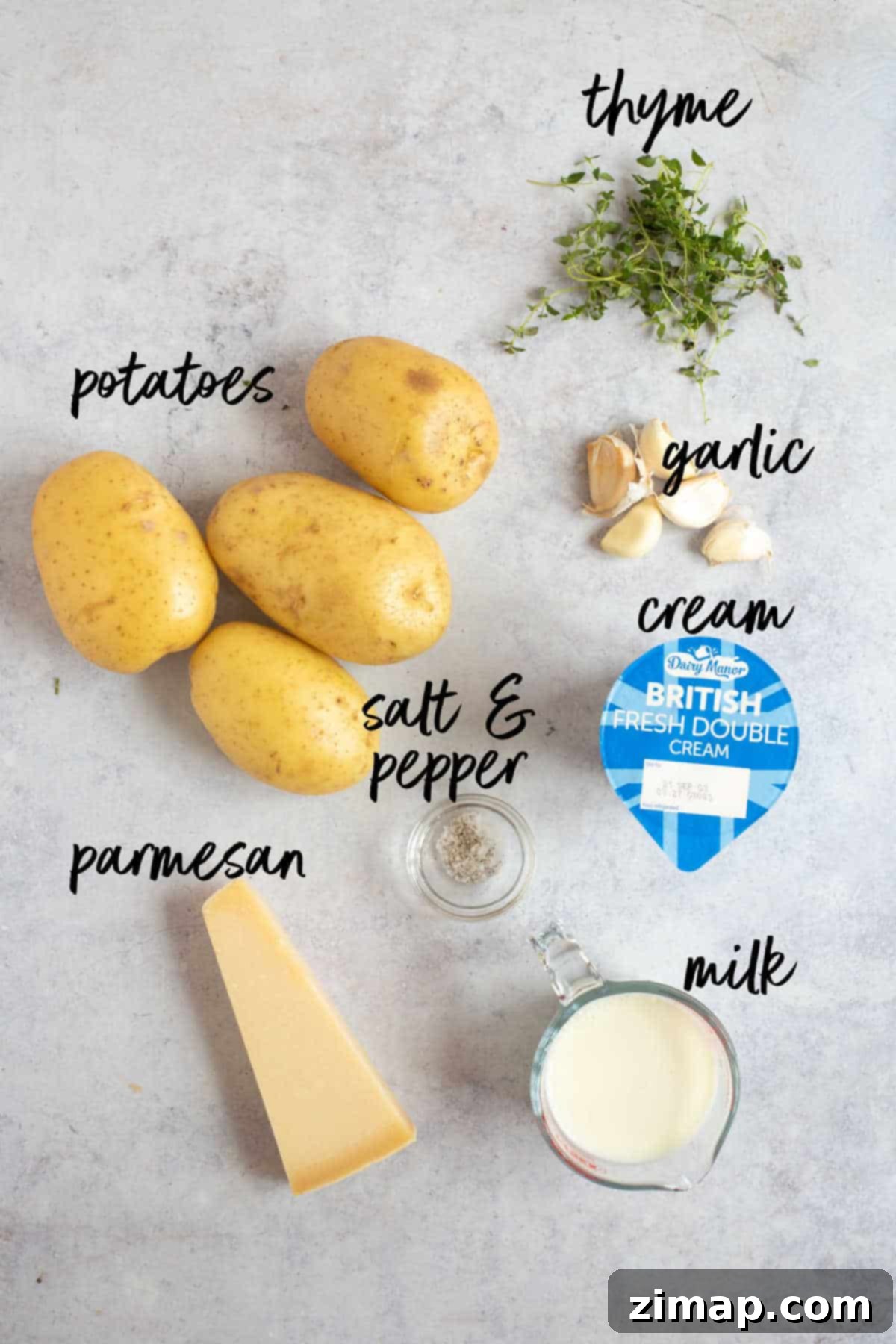 Εύκολες Πατάτες Ντοφινουά 3 Ingredients for dauphinoise potatoes