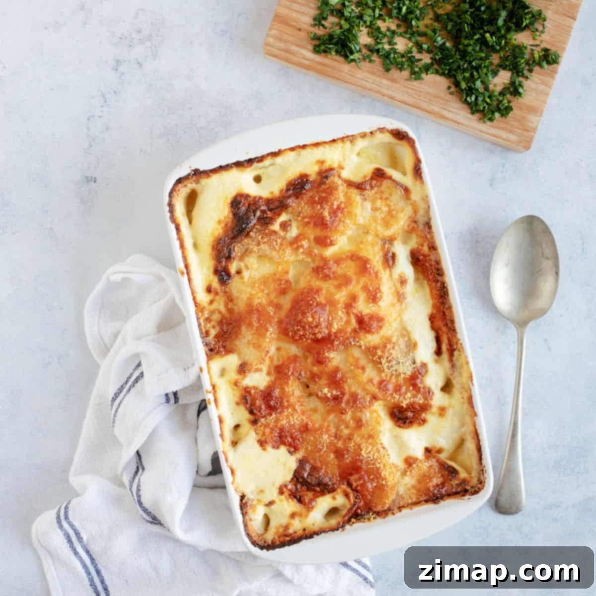 Εύκολες Πατάτες Ντοφινουά 7 Potato dauphinoise