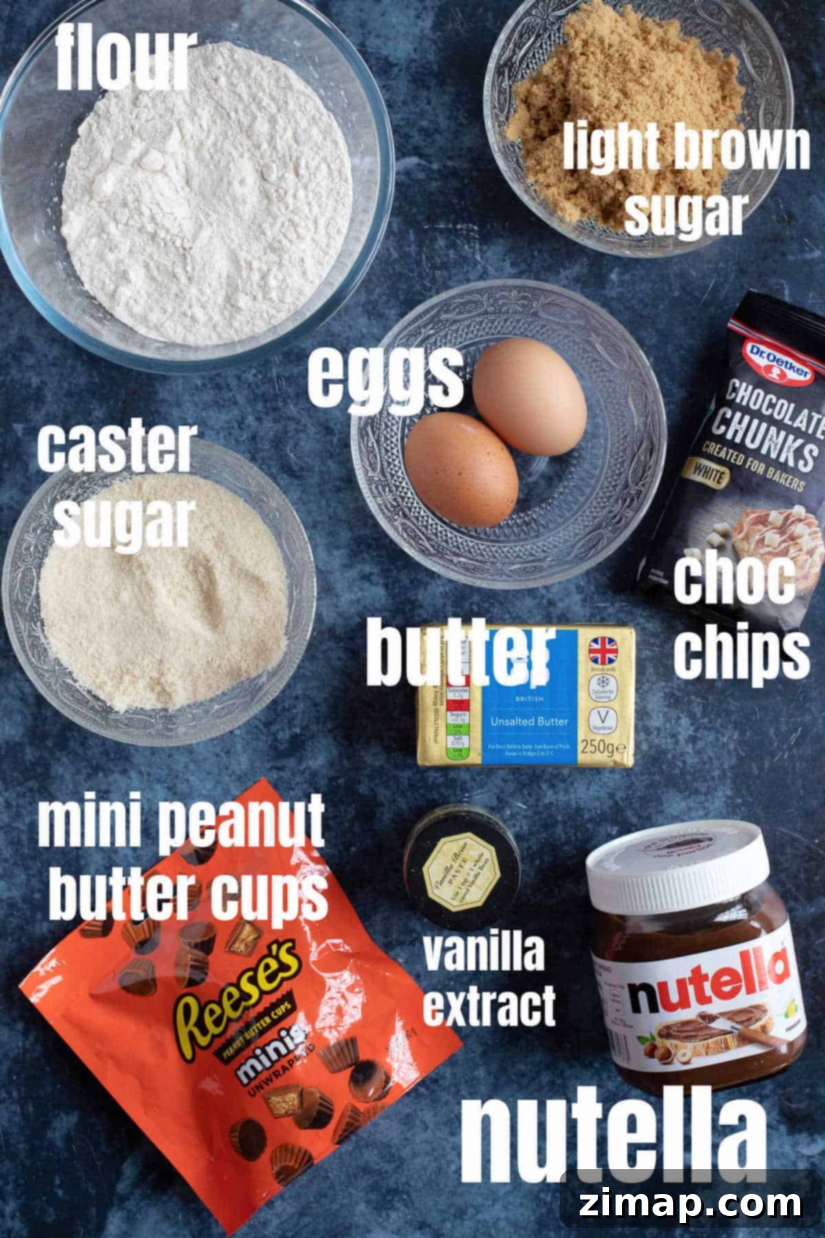 Πανεύκολα Blondies με Νουτέλα 3 Συστατικά για nutella blondies.