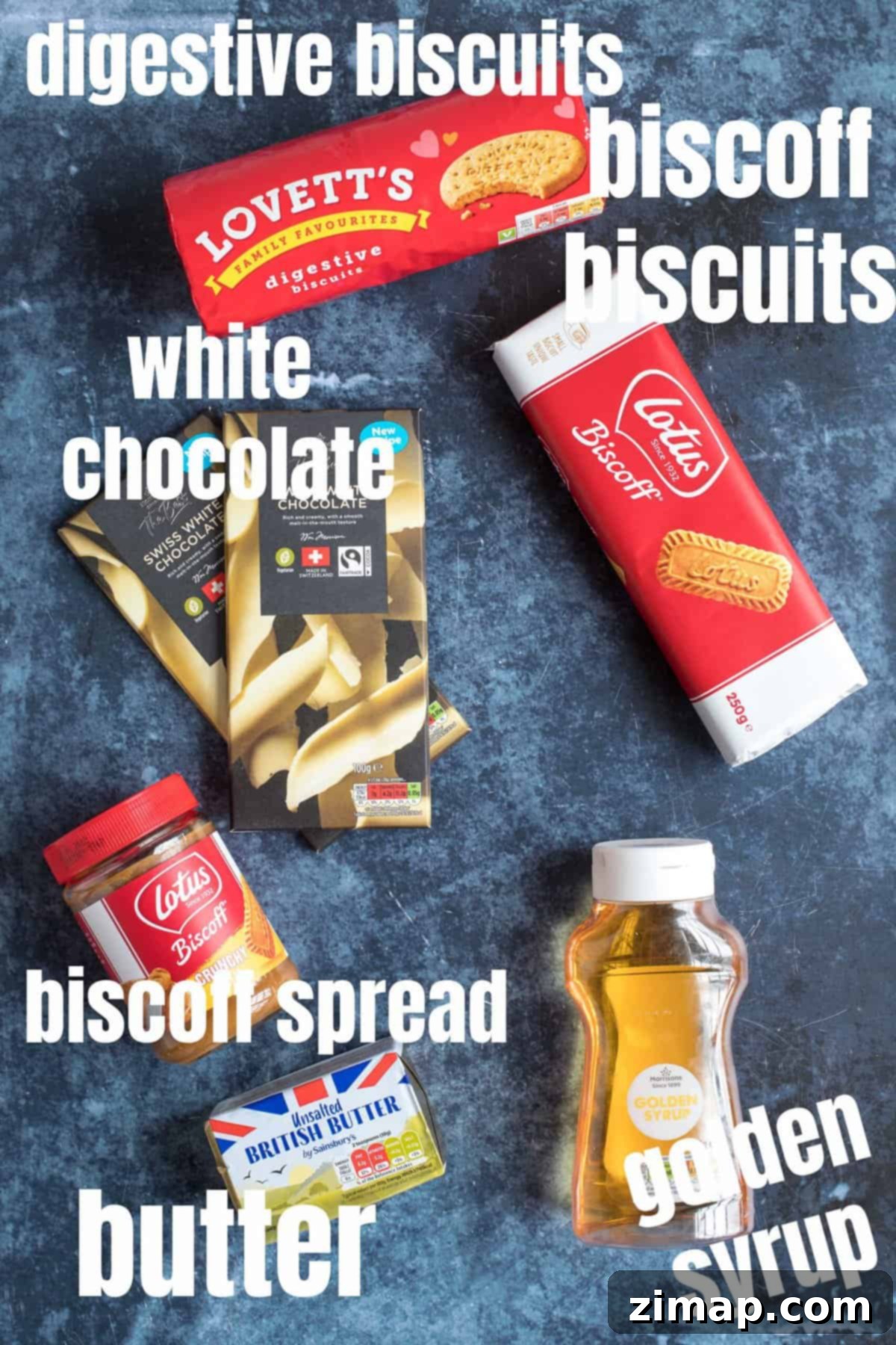 Εύκολο Τίφιν Μπισκόφ 3 Συστατικά για Biscoff tiffin χωρίς ψήσιμο.