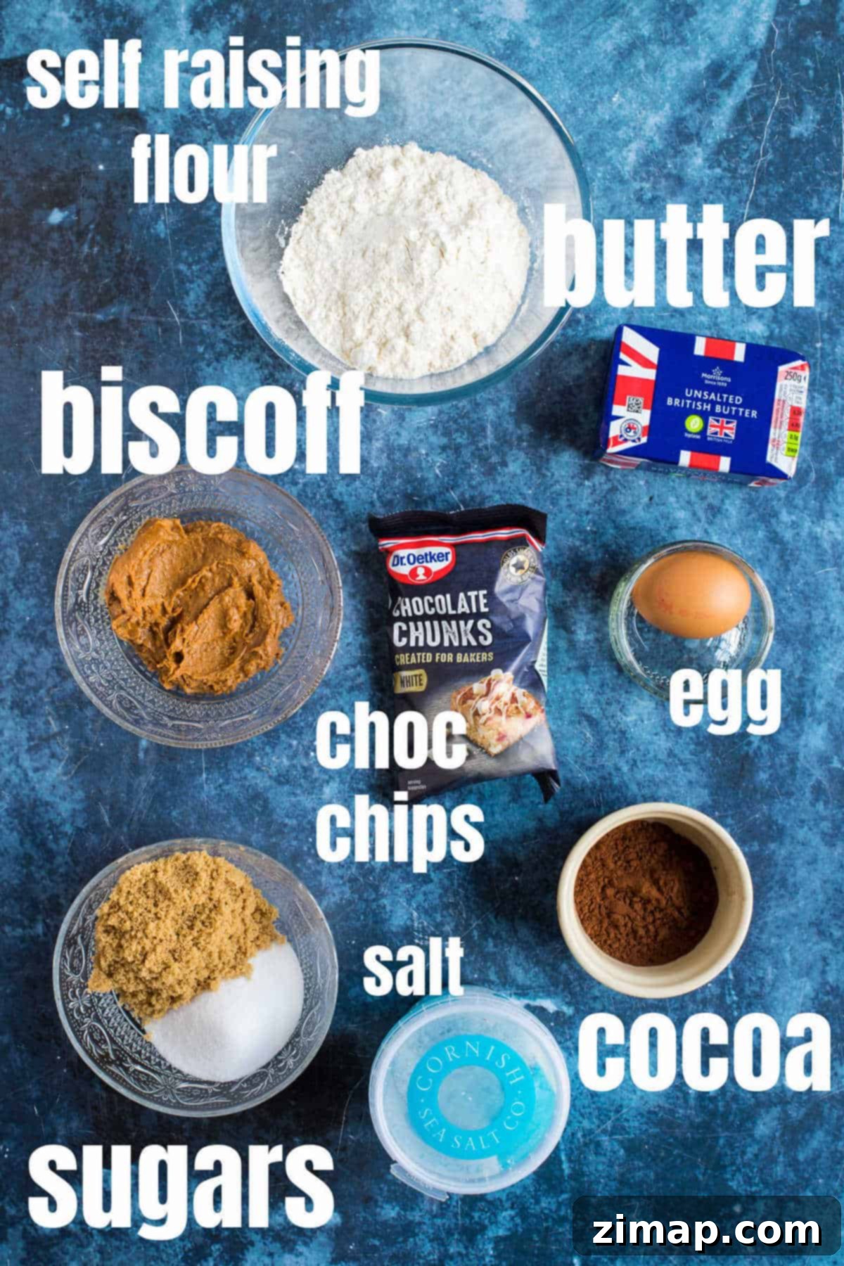 Σοκολατένια Μπισκότα Biscoff 3 Υλικά που χρειάζονται για σοκολατένια μπισκότα Biscoff.