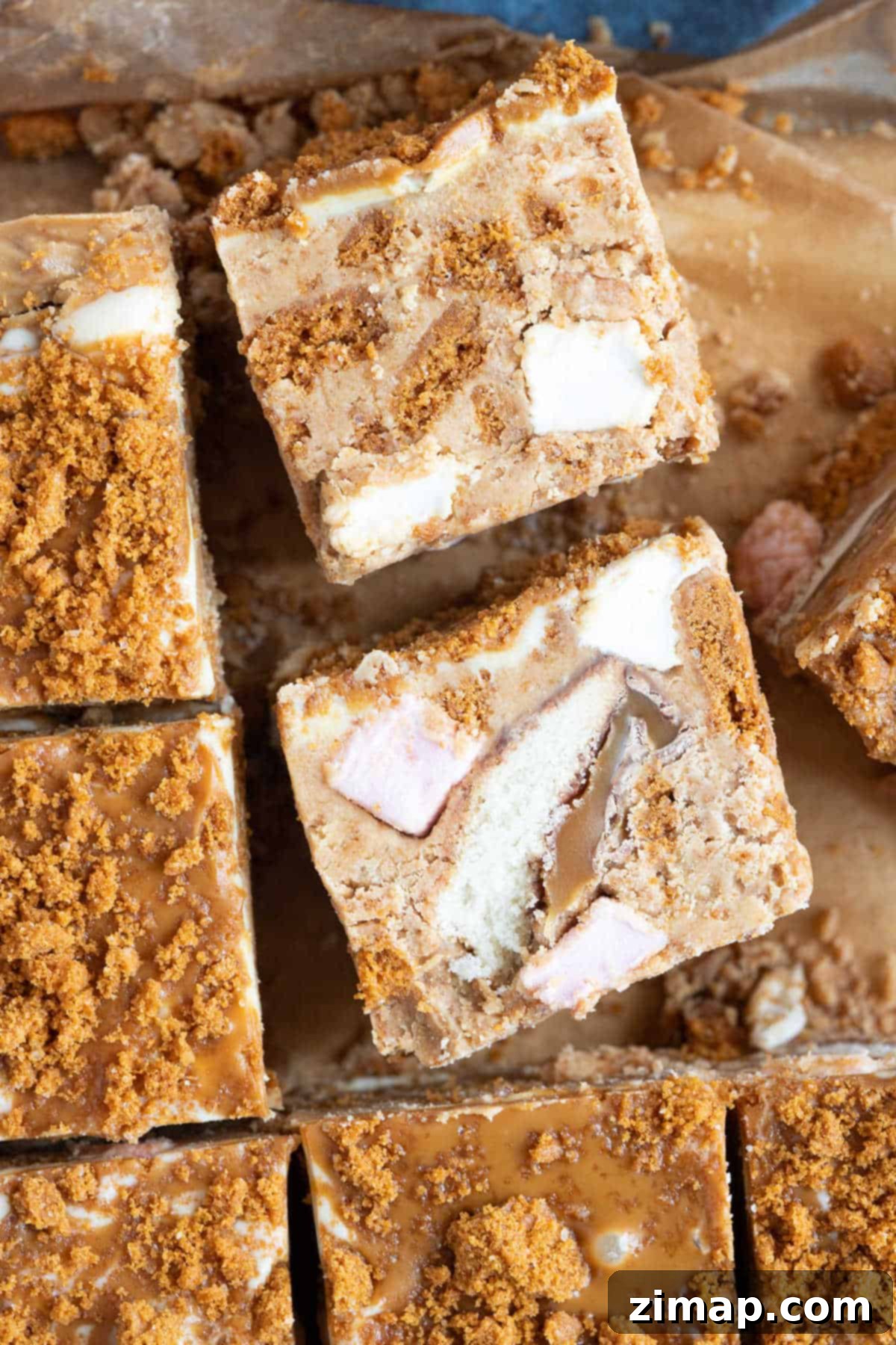 Μπίσκοφ Βραχάκια 5 Biscoff rocky road μπάρες.